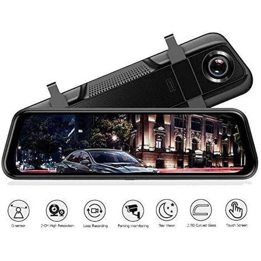 Wide-Angle Car Rearview Mirror with Night Vision & Anti-Glare