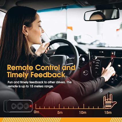 Car Road Rage Signs with Funny Expressions - Manual Control - E M A R A T I K A
