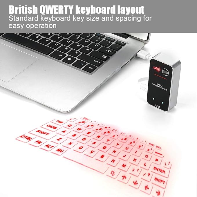 Laser Projection Keyboard – Smart, Compact & Wireless - E M A R A T I K A