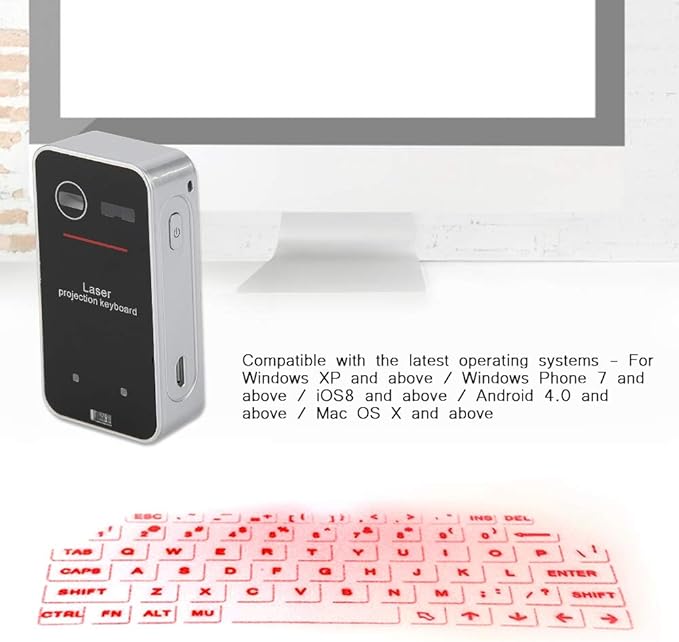 Laser Projection Keyboard – Smart, Compact & Wireless - E M A R A T I K A