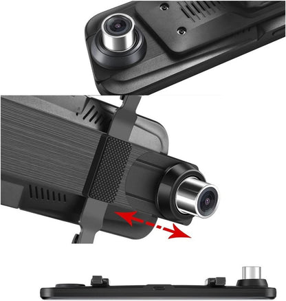 Wide-Angle Car Rearview Mirror with Night Vision & Anti-Glare