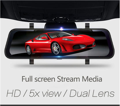 Wide-Angle Car Rearview Mirror with Night Vision & Anti-Glare
