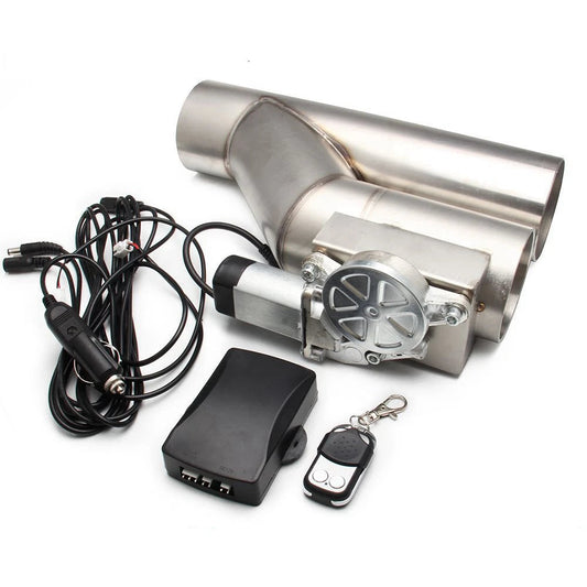 Premium Electric Exhaust Cutout Valve System (2.5"/3") with Remote Controller - Y Pipe Design