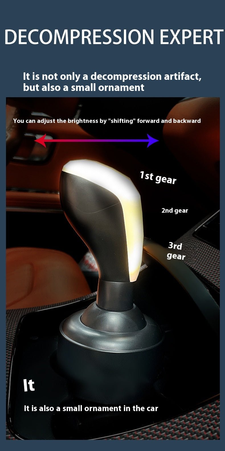 Creative Car Rocker Small Night Lamp– Ambient LED Light for Kids & Adults - E M A R A T I K A