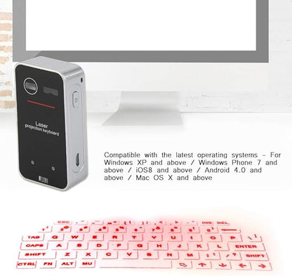Laser Projection Keyboard – Smart, Compact & Wireless - E M A R A T I K A