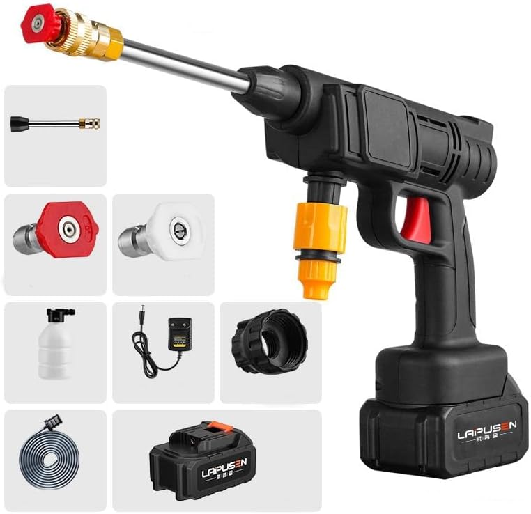 Portable Car Pressure Washer – High Power Jet + Foam Bottle - E M A R A T I K A