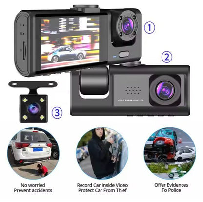 Triple Way Car Video Recorder - E M A R A T I K A