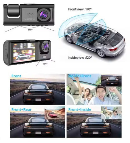 Triple Way Car Video Recorder - E M A R A T I K A